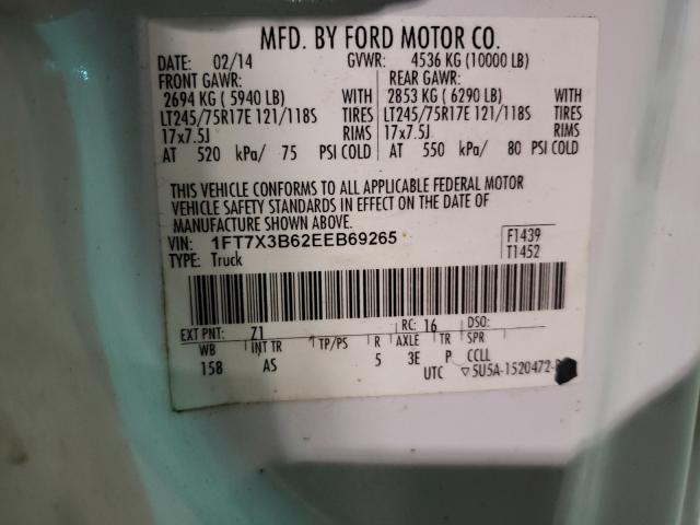 Photo 9 VIN: 1FT7X3B62EEB69265 - FORD F350 SUPER 