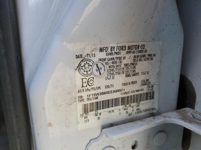 Photo 9 VIN: 1FT8W3B60EEA99501 - FORD F350 SUPER 