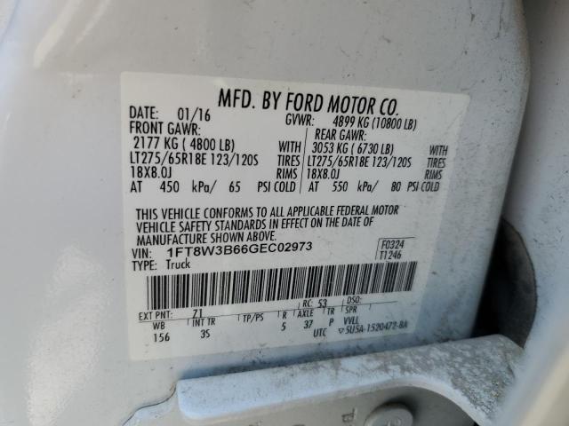 Photo 11 VIN: 1FT8W3B66GEC02973 - FORD F350 SUPER 