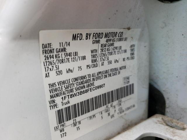 Photo 9 VIN: 1FT8W3B68FEC09907 - FORD F350 SUPER 