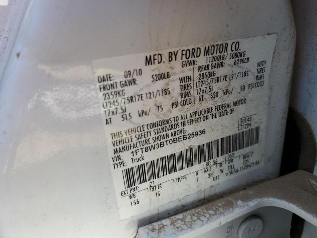 Photo 9 VIN: 1FT8W3BT0BEB25936 - FORD F350 SUPER 