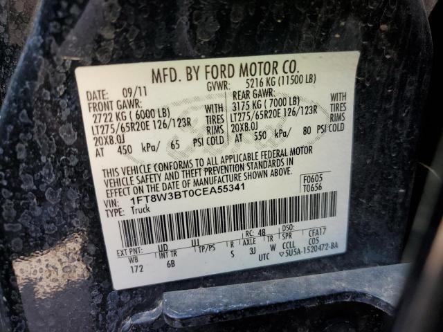 Photo 11 VIN: 1FT8W3BT0CEA55341 - FORD F350 