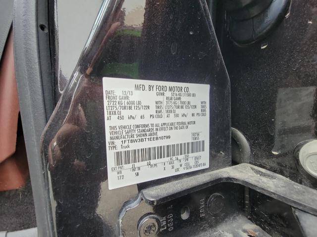 Photo 9 VIN: 1FT8W3BT1EEB10799 - FORD F350 SUPER 