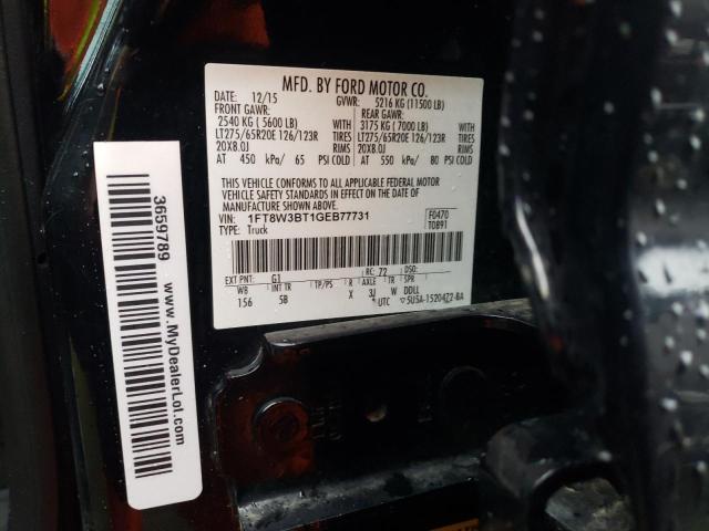 Photo 11 VIN: 1FT8W3BT1GEB77731 - FORD F350 SUPER 