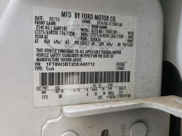 Photo 11 VIN: 1FT8W3BT2DEA65712 - FORD F350 SUPER 