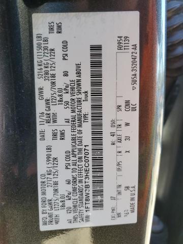 Photo 12 VIN: 1FT8W3BT3HEC07071 - FORD F350 