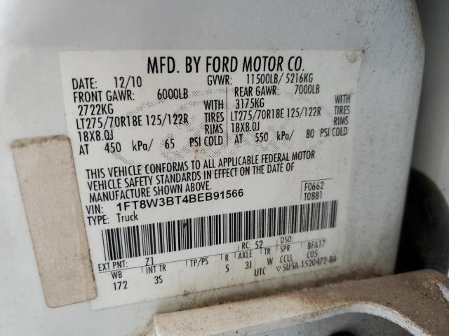 Photo 11 VIN: 1FT8W3BT4BEB91566 - FORD F350 