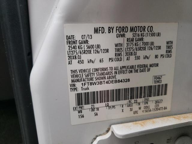 Photo 12 VIN: 1FT8W3BT4DEB84328 - FORD F350 