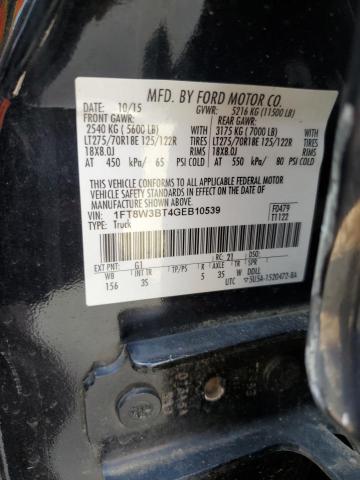 Photo 11 VIN: 1FT8W3BT4GEB10539 - FORD F350 SUPER 