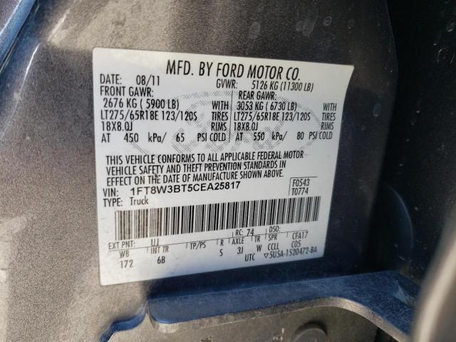 Photo 11 VIN: 1FT8W3BT5CEA25817 - FORD F350 