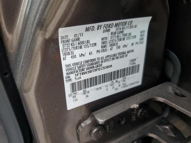 Photo 11 VIN: 1FT8W3BT5FEC53806 - FORD F350 SUPER 