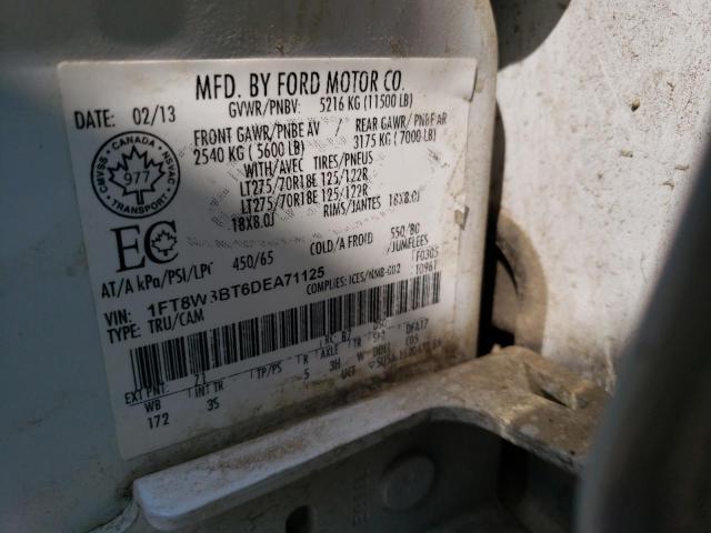 Photo 11 VIN: 1FT8W3BT6DEA71125 - FORD F350 