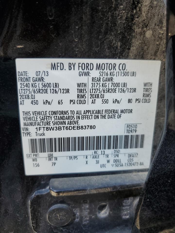 Photo 11 VIN: 1FT8W3BT6DEB83780 - FORD F350 