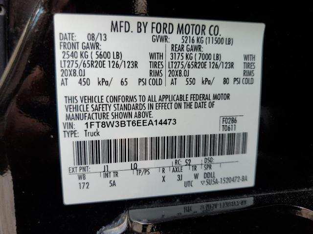 Photo 9 VIN: 1FT8W3BT6EEA14473 - FORD F350 SUPER 