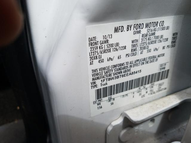 Photo 9 VIN: 1FT8W3BT6EEA85415 - FORD F350 SUPER 