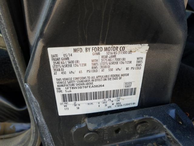 Photo 9 VIN: 1FT8W3BT6FEA58264 - FORD F350 SUPER 