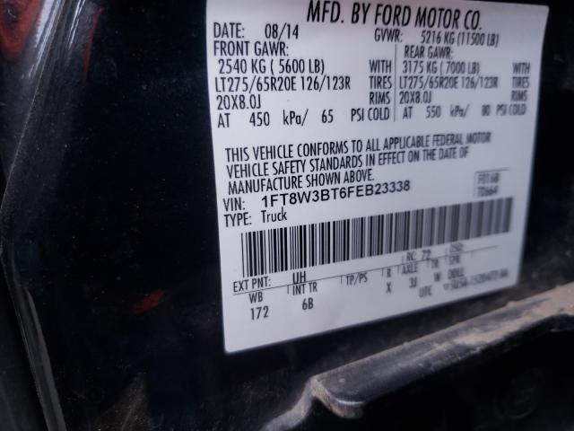 Photo 9 VIN: 1FT8W3BT6FEB23338 - FORD F350 SUPER 