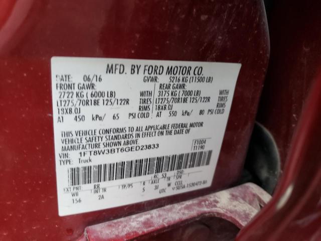 Photo 11 VIN: 1FT8W3BT6GED23833 - FORD F350 