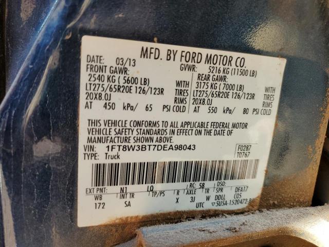 Photo 12 VIN: 1FT8W3BT7DEA98043 - FORD F350 