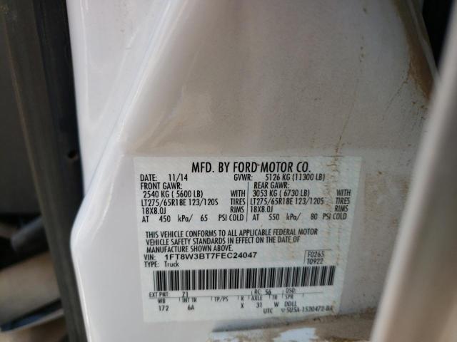 Photo 9 VIN: 1FT8W3BT7FEC24047 - FORD F350 SUPER 