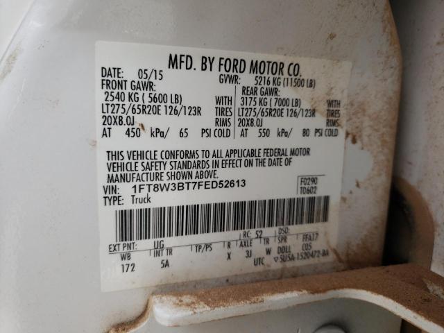 Photo 11 VIN: 1FT8W3BT7FED52613 - FORD F350 SUPER 