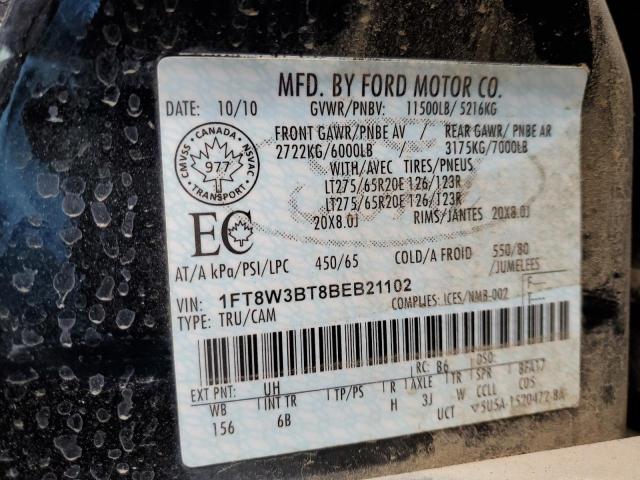 Photo 11 VIN: 1FT8W3BT8BEB21102 - FORD F350 SUPER 