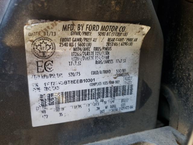 Photo 9 VIN: 1FT8W3BT8EEB10301 - FORD F350 SUPER 