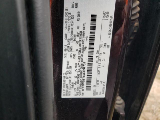 Photo 12 VIN: 1FT8W3BT8JEC92737 - FORD F350 