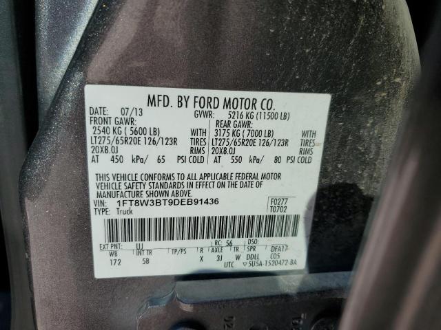 Photo 11 VIN: 1FT8W3BT9DEB91436 - FORD F350 SUPER 