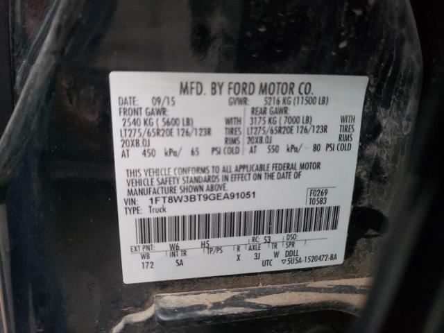 Photo 9 VIN: 1FT8W3BT9GEA91051 - FORD F350 SUPER 