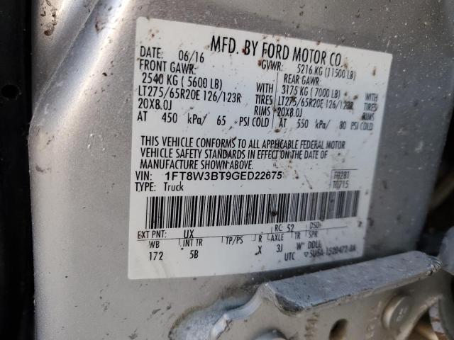 Photo 11 VIN: 1FT8W3BT9GED22675 - FORD F350 