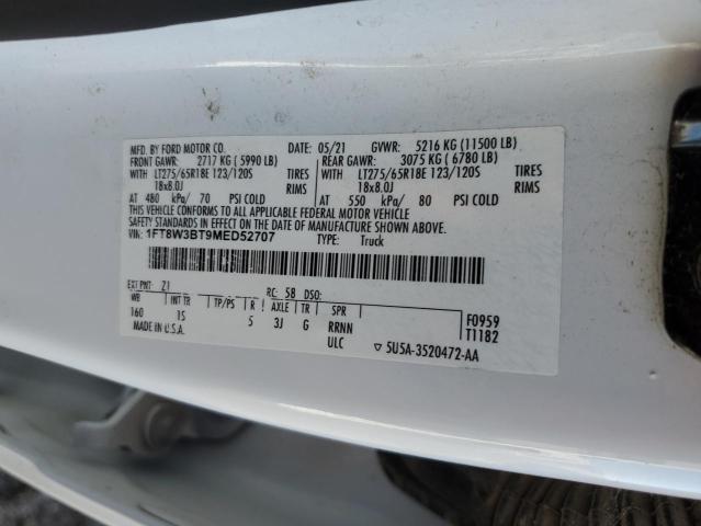 Photo 11 VIN: 1FT8W3BT9MED52707 - FORD F350 SUPER 