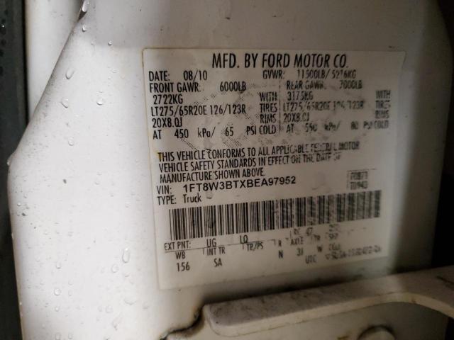 Photo 11 VIN: 1FT8W3BTXBEA97952 - FORD F350 SUPER 