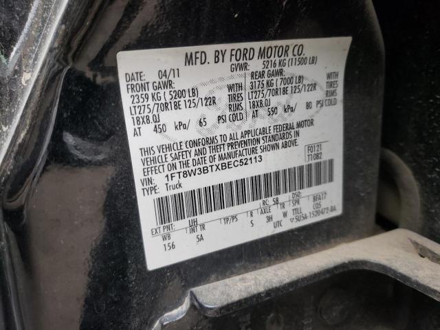 Photo 9 VIN: 1FT8W3BTXBEC52113 - FORD F350 SUPER 