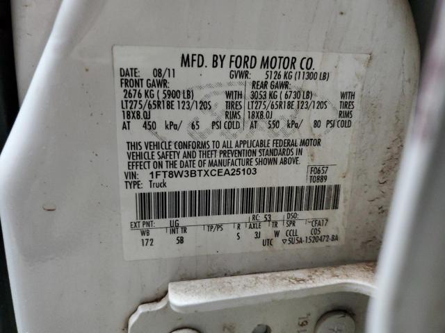 Photo 11 VIN: 1FT8W3BTXCEA25103 - FORD F350 