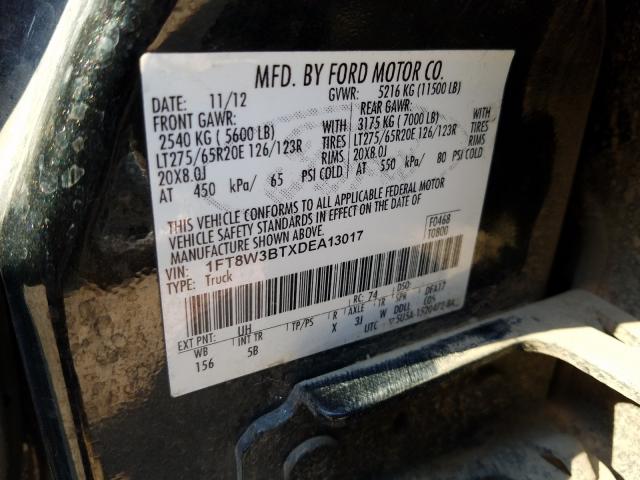 Photo 9 VIN: 1FT8W3BTXDEA13017 - FORD F350 SUPER 