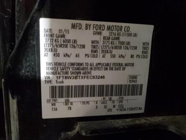 Photo 11 VIN: 1FT8W3BTXFEC63246 - FORD F350 