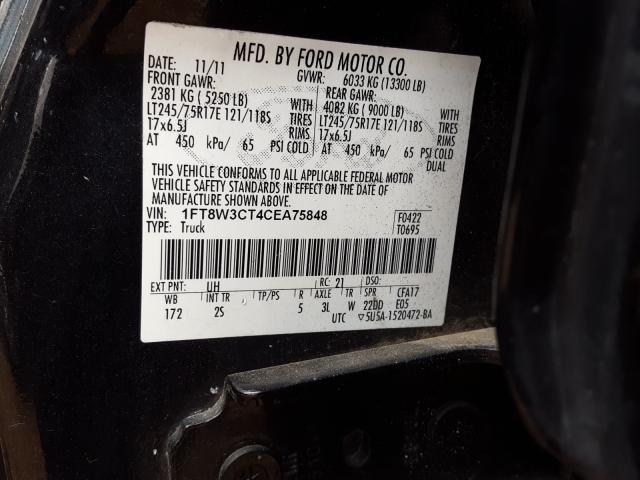 Photo 9 VIN: 1FT8W3CT4CEA75848 - FORD F350 SUPER 