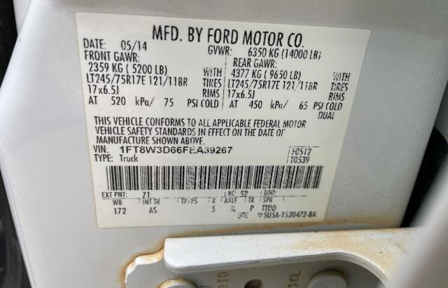 Photo 9 VIN: 1FT8W3D66FEA39267 - FORD F350 SUPER 