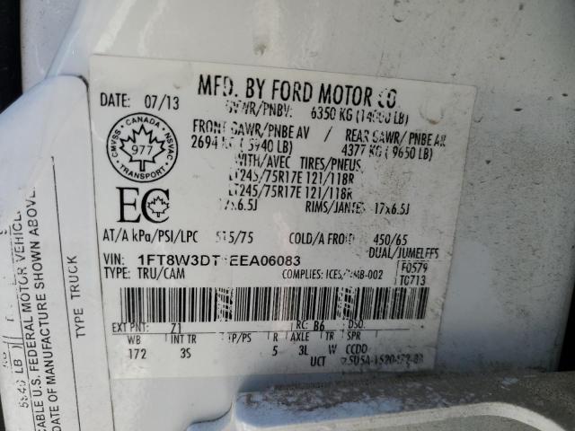 Photo 12 VIN: 1FT8W3DT1EEA06083 - FORD F350 SUPER 