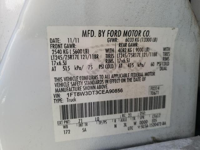 Photo 11 VIN: 1FT8W3DT3CEA90856 - FORD F350 