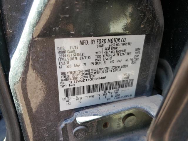 Photo 12 VIN: 1FT8W3DT5GEB44485 - FORD F350 SUPER 