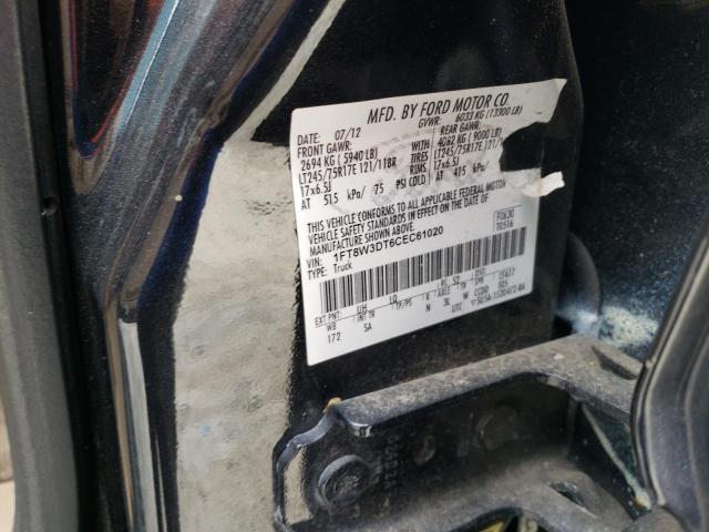 Photo 11 VIN: 1FT8W3DT6CEC61020 - FORD F350 SUPER 