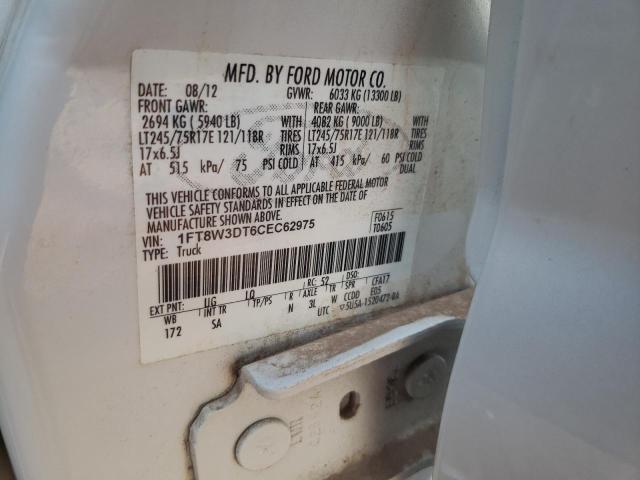 Photo 12 VIN: 1FT8W3DT6CEC62975 - FORD F350 SUPER 