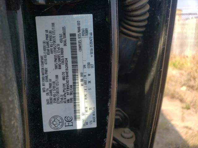 Photo 9 VIN: 1FT8W3DT6HEB25624 - FORD F350 SUPER 