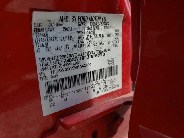 Photo 11 VIN: 1FT8W3DT9BEA62400 - FORD F350 