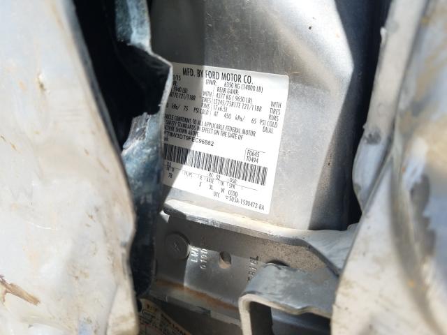 Photo 9 VIN: 1FT8W3DT9FEC96882 - FORD F350 SUPER 