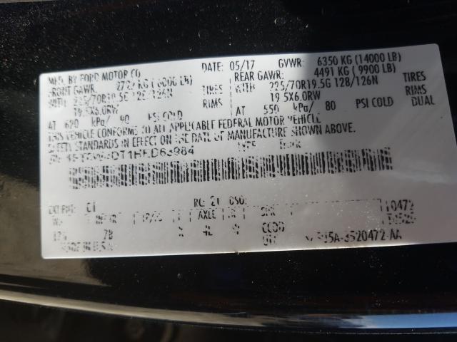 Photo 9 VIN: 1FT8W4DT1HED63984 - FORD F450 SUPER 