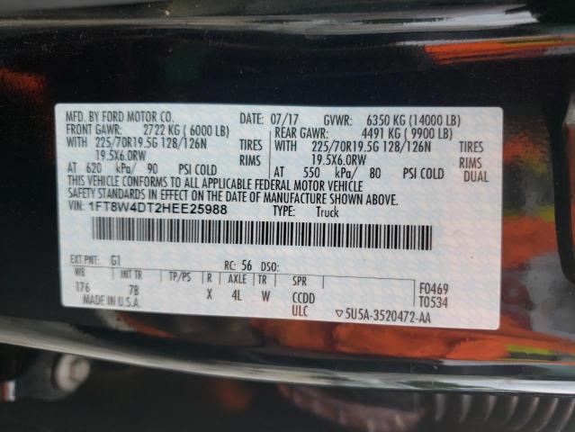 Photo 9 VIN: 1FT8W4DT2HEE25988 - FORD F450 SUPER 