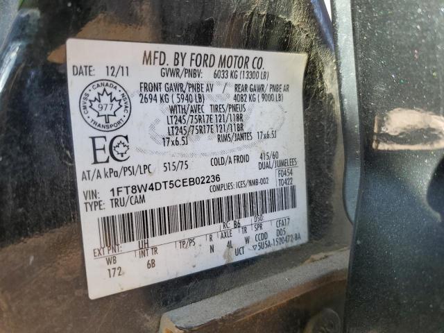 Photo 11 VIN: 1FT8W4DT5CEB02236 - FORD F450 SUPER 